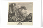 Le Moineau Apprivoisé, 18th century by Rene Gaillard