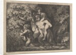 Satyr family, on the move, 18th Century by Salomon Gessner
