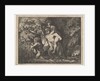 Satyr family, on the move, 18th Century by Salomon Gessner