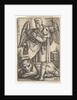 Plate 2: Saint Mark, his head turned in profile to the left, with an open book in his righ…, 1541 by Sebald Beham