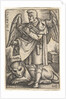 Plate 2: Saint Mark, his head turned in profile to the left, with an open book in his righ…, 1541 by Sebald Beham