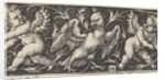 Horizontal Panel with an Eagle Flanked by Two Genii, 1544 by Sebald Beham