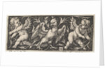 Horizontal Panel with an Eagle Flanked by Two Genii, 1544 by Sebald Beham