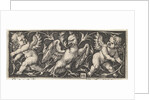 Horizontal Panel with an Eagle Flanked by Two Genii, 1544 by Sebald Beham