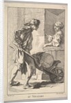 Reverse copy of Au Vinaigre, from Le Cris de Paris…, 18th century by Simon François Ravenet