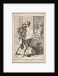 Reverse copy of Au Vinaigre, from Le Cris de Paris…, 18th century by Simon François Ravenet