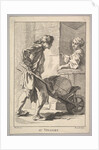 Reverse copy of Au Vinaigre, from Le Cris de Paris…, 18th century by Simon François Ravenet