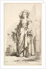 Femme de Naples, from Recueil de diverses fig.res étrangeres Inventées par F. Bouc…, 18th century by Simon François Ravenet