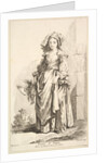 Femme de Naples, from Recueil de diverses fig.res étrangeres Inventées par F. Bouc…, 18th century by Simon François Ravenet