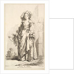 Femme de Naples, from Recueil de diverses fig.res étrangeres Inventées par F. Bouc…, 18th century by Simon François Ravenet