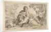 Rest on the flight into Egypt, Mary holding the infant Christ with St. Joseph …, ca.1640 or after by Unknown