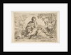 Rest on the flight into Egypt, Mary holding the infant Christ with St. Joseph …, ca.1640 or after by Unknown