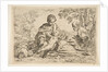 Rest on the flight into Egypt, Mary holding the infant Christ with St. Joseph …, ca.1640 or after by Unknown