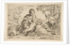 Rest on the flight into Egypt, Mary holding the infant Christ with St. Joseph …, ca.1640 or after by Unknown