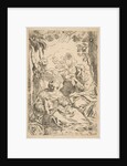 Repose in Egypt, Holy Family seated while an angel pulls at tree branche…, ca. 1637-1639 or after by Unknown