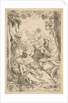 Repose in Egypt, Holy Family seated while an angel pulls at tree branche…, ca. 1637-1639 or after by Unknown