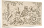 Holy Family with Saint Elizabeth and Saint John the Baptist, ca. 1639 by Simone Cantarini