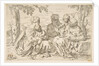 Holy Family with Saint Elizabeth and Saint John the Baptist, ca. 1639 by Simone Cantarini