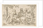 Holy Family with Saint Elizabeth and Saint John the Baptist, ca. 1639 by Simone Cantarini