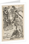 Allegory of the Foglia River with the city of Pesaro's coat of arms, frontispiece for …, ca. 1639 by Simone Cantarini