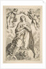 The Virgin being crowned by two angels, copy after Cantarini, 17th century by Unknown