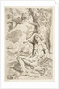 Saint Sebastian pierced with arrows and tied to a tree, copy after Cantarini, ca. 1639 or after by Unknown