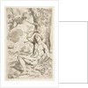 Saint Sebastian pierced with arrows and tied to a tree, copy after Cantarini, ca. 1639 or after by Unknown