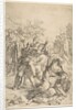 Saint Benedict exorcising a demon, ca. 1637-1639 by Simone Cantarini