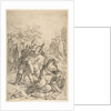 Saint Benedict exorcising a demon, ca. 1637-1639 by Simone Cantarini