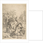 Saint Benedict exorcising a demon, ca. 1637-1639 by Simone Cantarini