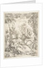The Holy Family resting on their flight into Egypt, ca. 1637-1639 by Simone Cantarini