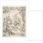 The Holy Family resting on their flight into Egypt, ca. 1637-1639 by Simone Cantarini