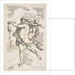 Fortune standing on a globe emptying a purse of coins, ca. 1635-1636 by Simone Cantarini