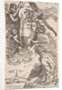 Allegory of the Foglia River and the city of Pesaro's coat of arms, frontispiece for 'Il P…, 1639 by Simone Cantarini