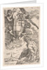Allegory of the Foglia River and the city of Pesaro's coat of arms, frontispiece for 'Il P…, 1639 by Simone Cantarini