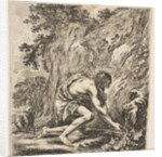 St. John the Baptist Drawing Water from a Spring, ca. 1649 by Stefano della Bella