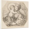 Virgin and Christ Child, an octagonal composition, ca. 1649 by Stefano della Bella
