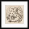 Virgin and Christ Child, an octagonal composition, ca. 1649 by Stefano della Bella