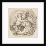 Virgin and Christ Child, an octagonal composition, ca. 1649 by Stefano della Bella