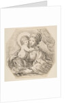Virgin and Christ Child, an octagonal composition, ca. 1649 by Stefano della Bella