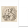 Virgin and Christ Child, an octagonal composition, ca. 1649 by Stefano della Bella