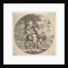 Flight into Egypt, a round composition, ca. 1662 by Stefano della Bella