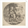 Flight into Egypt, a round composition, ca. 1662 by Stefano della Bella
