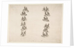Twenty-four Cavaliers Fighting in Two Columns, 1652 by Stefano della Bella