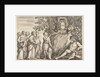 Ornament design for a thesis, the Strozzi coat of arms at top, ca. 1660 by Stefano della Bella