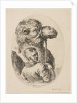 A slave holds a camel by the bridle, from 'Several heads in the Persian style by Stefano della Bella