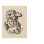 A slave holds a camel by the bridle, from 'Several heads in the Persian style by Stefano della Bella