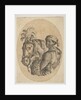 Black slave carries a leopard pelt and holds the bridle of a horse, from 'Several heads…, 1649-50 by Stefano della Bella