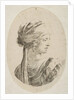 Sultana wearing a turban, in profile to the right, from 'Several heads in the Persian s…, 1649-50 by Stefano della Bella