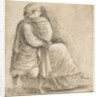 Seated Woman in Profile after Antique Bas Relief, ca. 1660 by Stefano della Bella